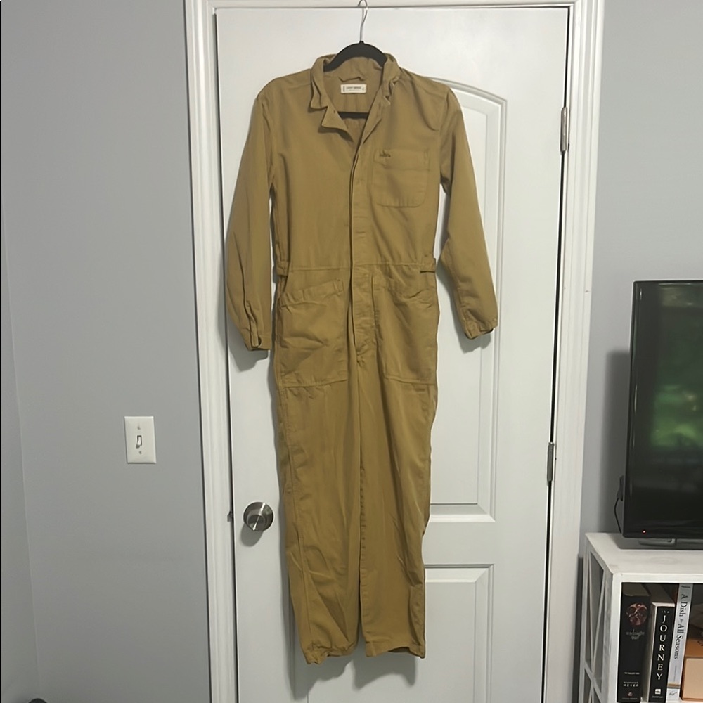 Tan Coverall Jumpsuit